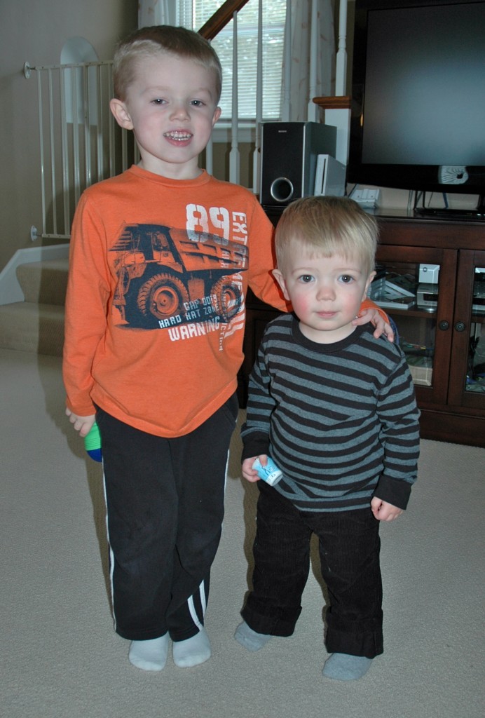 Parker and Elliot...the boys have to stick together!!