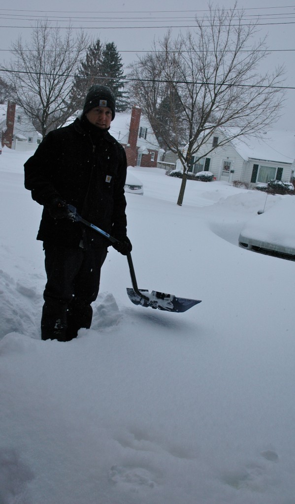 Ben...before three hours of shoveling...