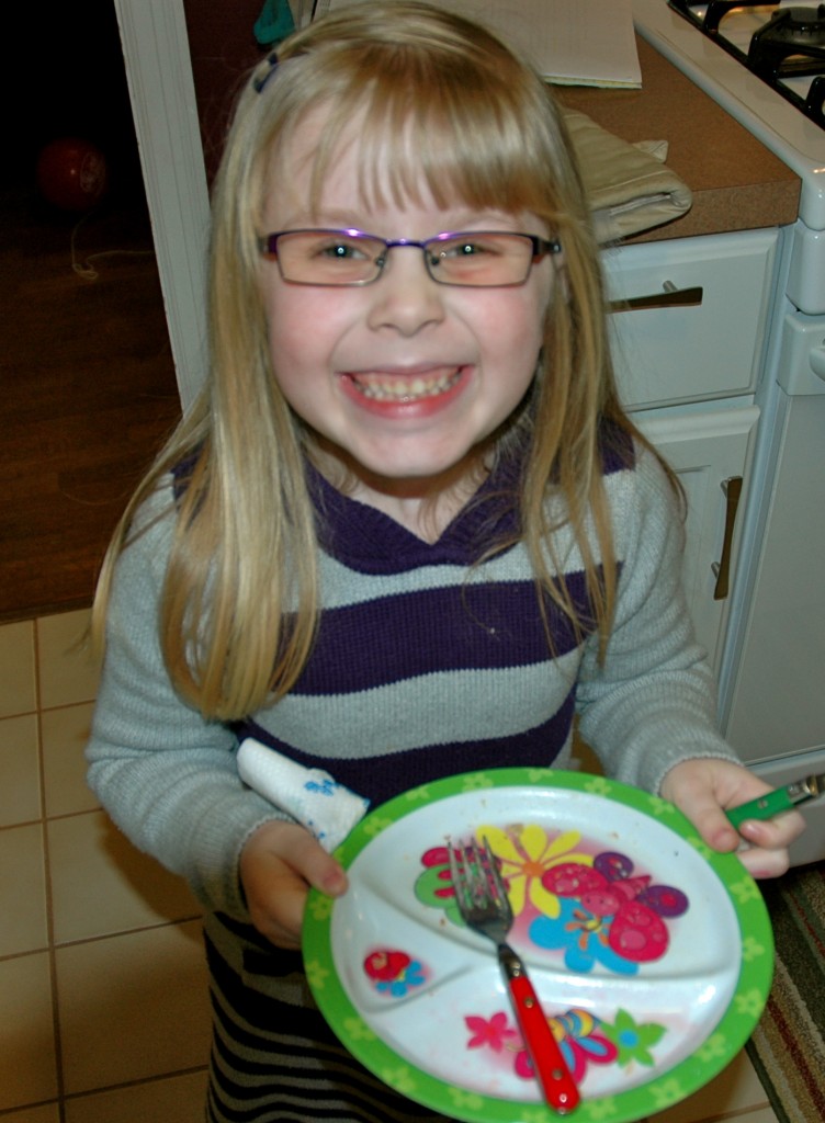 Look at me! I'm a Clean Plate Ranger tonight!